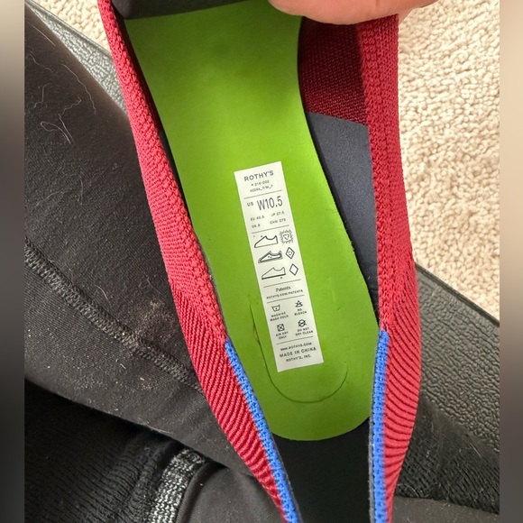 Rothy's the high point in Autumn red 10.5 - Picture 5 of 8